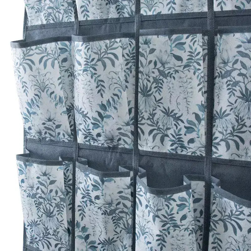 Laura Ashley - Nuovo organizer per scarpe da 20 tasche Parterre: scarpiera da appendere sopra la porta, multicolore, contiene 20 paia