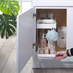 Organizer per Lavello a 2 Livelli Semplificato con Cassetto Bianco