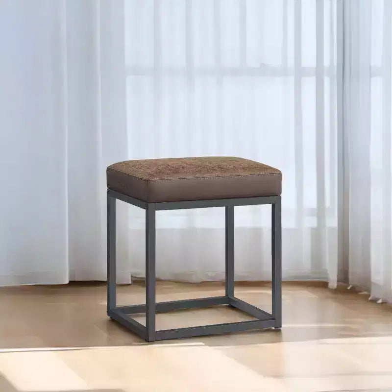Panca ottomana, sgabello da trucco, pouf piccolo, tavolo ottomano, poggiapiedi, piano reversibile, carico 300 kg