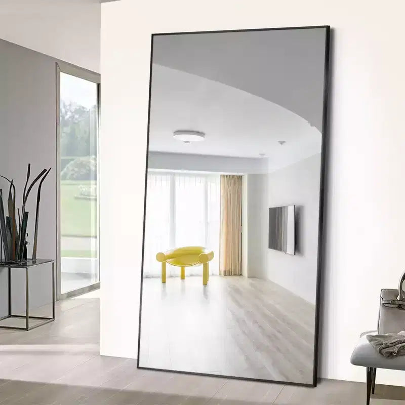 Specchio Dovelina 71A x 31L, a figura intera, specchio decorativo da parete, grande specchio da terra autoportante