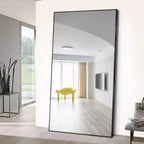 Specchio Dovelina 71A x 31L, a figura intera, specchio decorativo da parete, grande specchio da terra autoportante