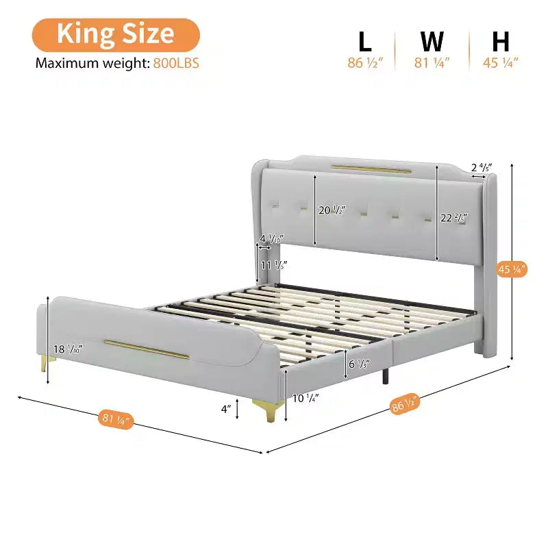 Christopher Knight Home King, letto moderno imbottito in ecopelle con testiera a giorno