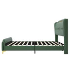 Christopher Knight Home King, letto moderno imbottito in ecopelle con testiera a giorno