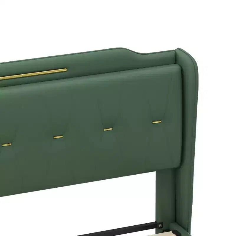 Christopher Knight Home King, letto moderno imbottito in ecopelle con testiera a giorno