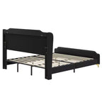 Christopher Knight Home King, letto moderno imbottito in ecopelle con testiera a giorno