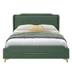 Christopher Knight Home King, letto moderno imbottito in ecopelle con testiera a giorno