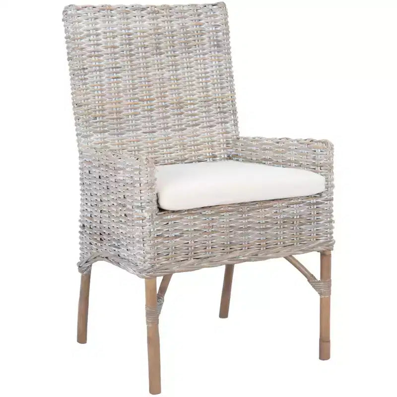 Sedia Nancy Rattan con Cuscino - ACH6518 - Safavieh