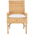 Sedia Nancy Rattan con Cuscino - ACH6518 - Safavieh