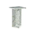 Signature Design by Ashley Deaconwell White & Green Marble Accent Table