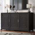 59W Modern TV Stand TV Console Cabinet Entertainment Center with Spacious Storage Space and Adjustable Shelves for TVs Up to 65-ModernLuxe