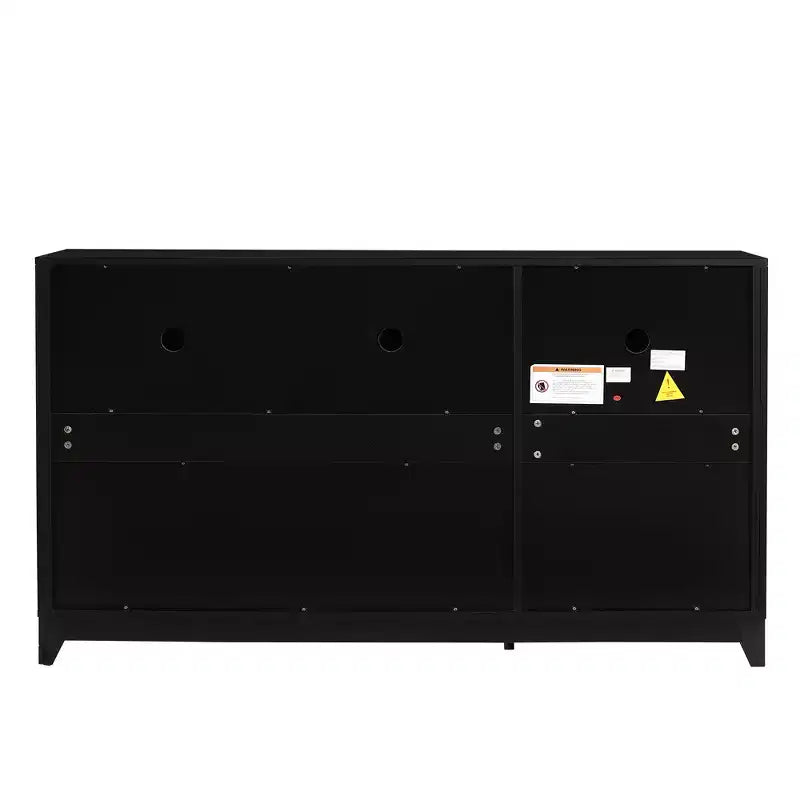 Mobile TV moderno 59W, console TV, centro di intrattenimento con ampio spazio di archiviazione e ripiani regolabili per TV fino a 65 pollici - ModernLuxe
