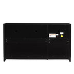 Mobile TV moderno 59W, console TV, centro di intrattenimento con ampio spazio di archiviazione e ripiani regolabili per TV fino a 65 pollici - ModernLuxe