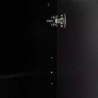 Mobile TV moderno 59W, console TV, centro di intrattenimento con ampio spazio di archiviazione e ripiani regolabili per TV fino a 65 pollici - ModernLuxe