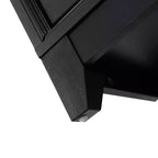 Mobile TV moderno 59W, console TV, centro di intrattenimento con ampio spazio di archiviazione e ripiani regolabili per TV fino a 65 pollici - ModernLuxe