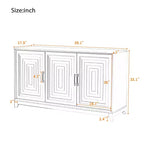 Mobile TV moderno 59W, console TV, centro di intrattenimento con ampio spazio di archiviazione e ripiani regolabili per TV fino a 65 pollici - ModernLuxe
