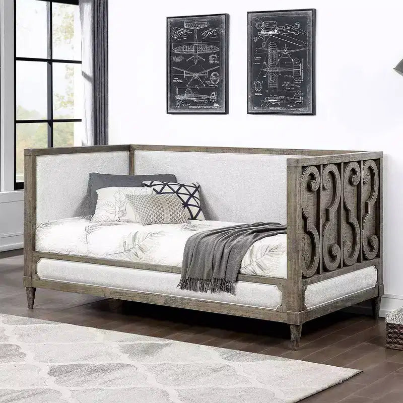 Artesia divano letto regolabile 82" nero - Acme Furniture: struttura in metallo, senza letto estraibile, adatto ai bambini