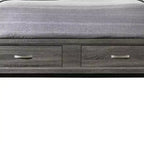 Letto King orientale Valdemar da 86" grigio anticato - Acme Furniture