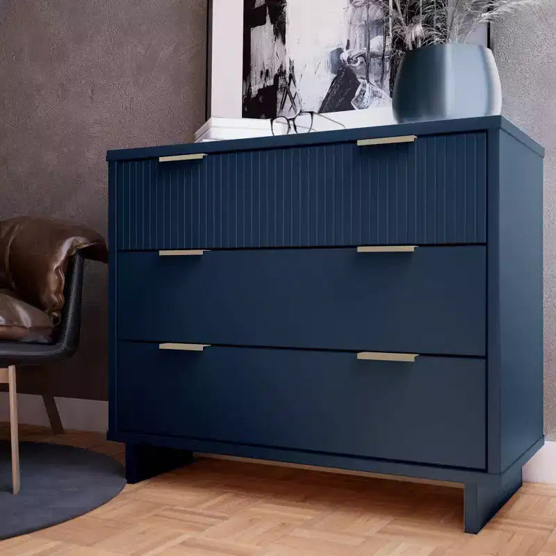Granville Modern 3 Drawer Standard Dresser - Manhattan Comfort