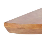 Console tavolo galleggiante in legno a semicerchio Kate and Laurel Colter, 28x3x14, naturale