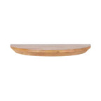 Console tavolo galleggiante in legno a semicerchio Kate and Laurel Colter, 28x3x14, naturale