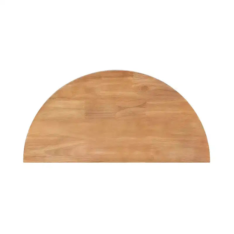 Console tavolo galleggiante in legno a semicerchio Kate and Laurel Colter, 28x3x14, naturale