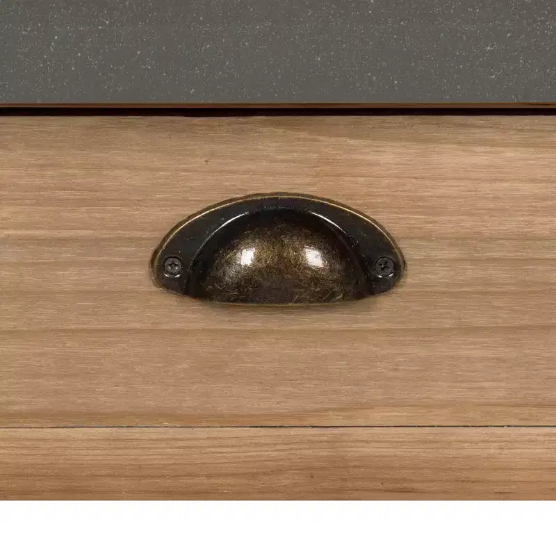 Tavolo consolle rettangolare in legno Kate and Laurel Rutledge, 48x16x32, marrone rustico