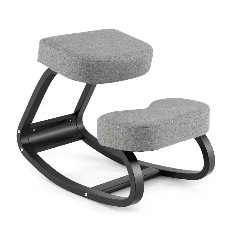 Sedia Ergonomica Inginocchiata a Dondolo Costway Cuscino Imbottito per la Correzione della Postura e il Sollievo dal Mal di Schiena