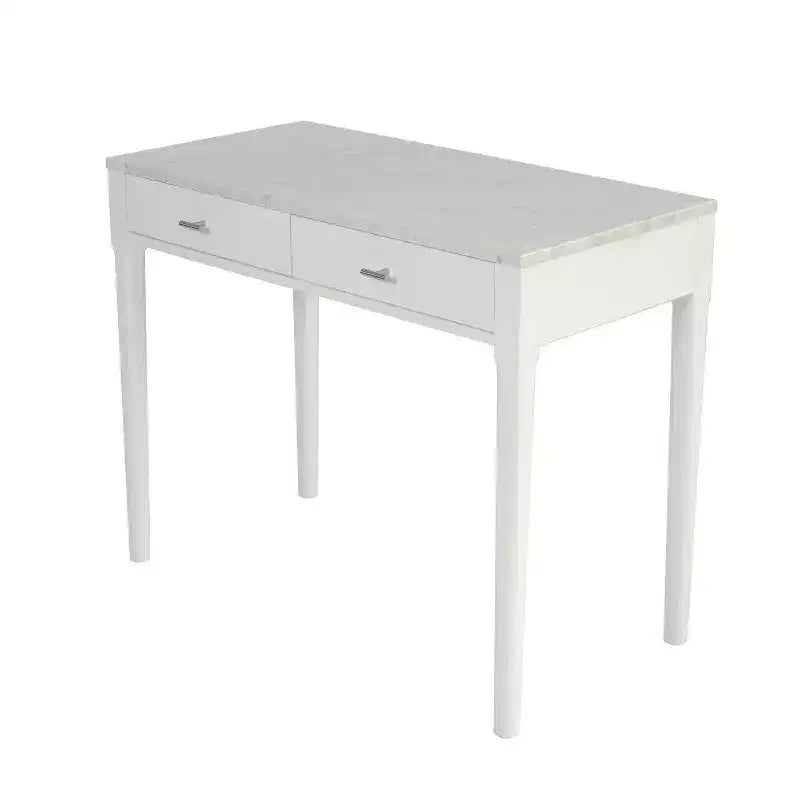 Console in Marmo Bianco di Carrara Rettangolare Meno 36 della Collezione Bianco