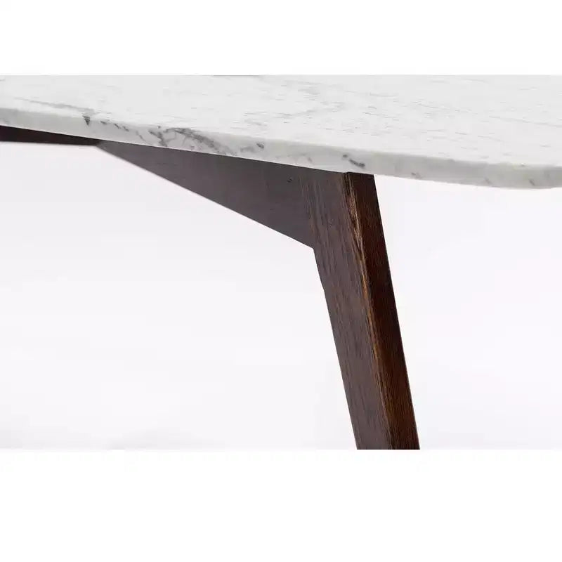 Tavolino da caffè quadrato in marmo bianco di Carrara italiano Vezzana 31 della collezione Bianco