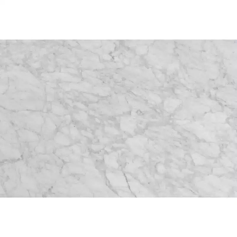 Tavolino da caffè quadrato in marmo bianco di Carrara italiano Vezzana 31 della collezione Bianco