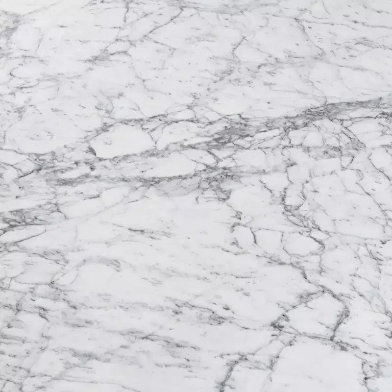 Tavolino da caffè quadrato in marmo bianco di Carrara italiano Vezzana 31 della collezione Bianco