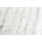 Tavolino da caffè quadrato in marmo bianco di Carrara italiano Vezzana 31 della collezione Bianco