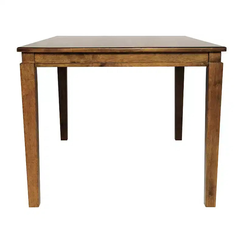 Flash Furniture Henry - Tavolo da pranzo in legno massello, rettangolare, di grado commerciale, per 4 persone