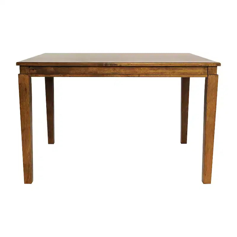 Flash Furniture Henry - Tavolo da pranzo in legno massello, rettangolare, di grado commerciale, per 4 persone
