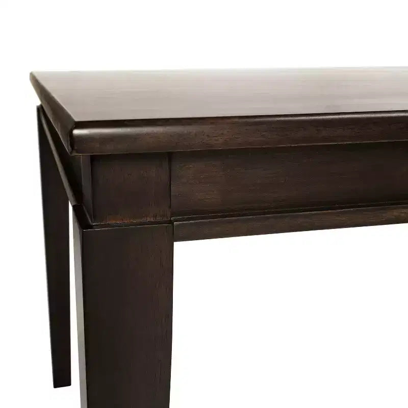 Flash Furniture Henry - Tavolo da pranzo in legno massello, rettangolare, di grado commerciale, per 4 persone