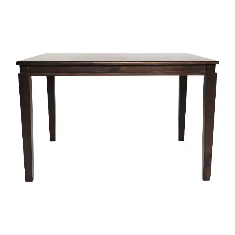 Flash Furniture Henry - Tavolo da pranzo in legno massello, rettangolare, di grado commerciale, per 4 persone