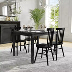 Flash Furniture Henry - Tavolo da pranzo in legno massello, rettangolare, di grado commerciale, per 4 persone