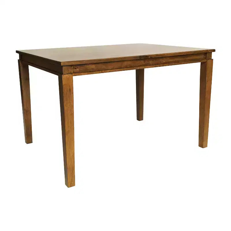 Flash Furniture Henry - Tavolo da pranzo in legno massello, rettangolare, di grado commerciale, per 4 persone