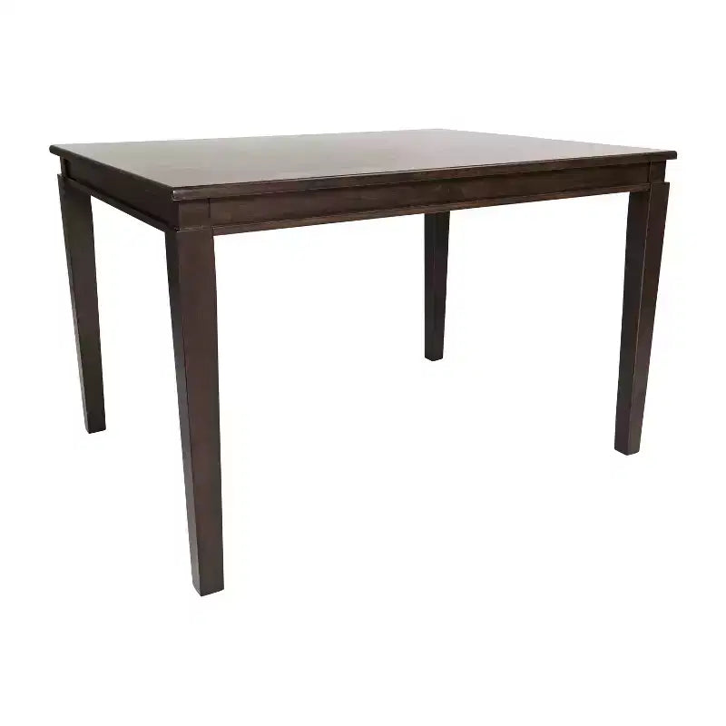 Flash Furniture Henry - Tavolo da pranzo in legno massello, rettangolare, di grado commerciale, per 4 persone