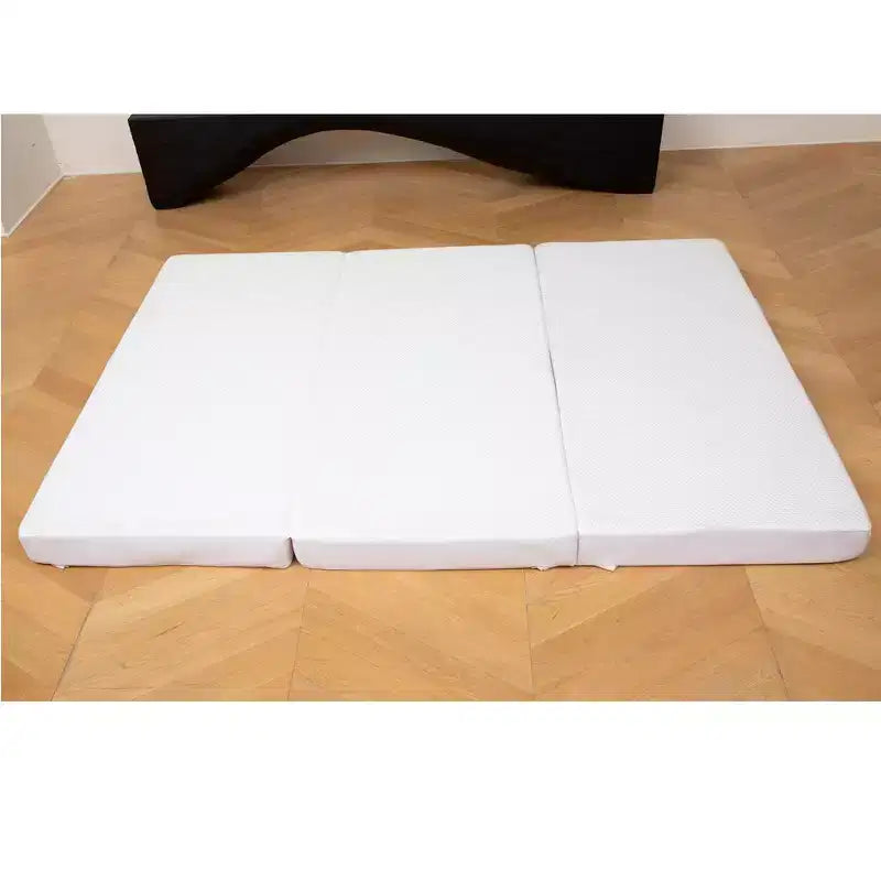 Cheer Collection Materasso Pieghevole a 4 Ante con 1 Strato in Memory Foam Gel Infuso