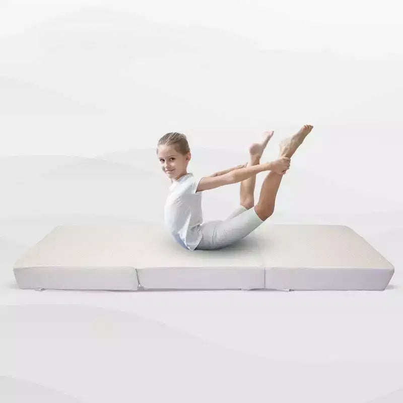 Cheer Collection Materasso Pieghevole a 4 Ante con 1 Strato in Memory Foam Gel Infuso