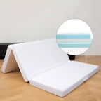 Cheer Collection Materasso Pieghevole a 4 Ante con 1 Strato in Memory Foam Gel Infuso