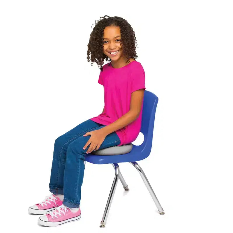 Cuscino sensoriale Bouncyband Little Wiggle Seat, argento