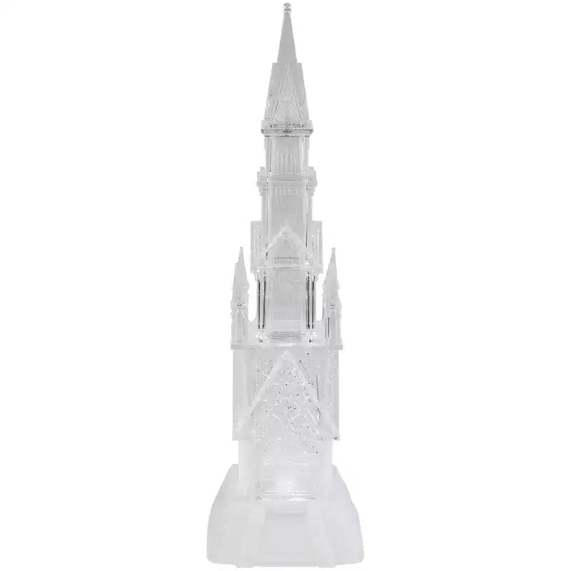 Decorazione Natalizia Acrilica Castello Illuminato a LED Northlight - 17.5
