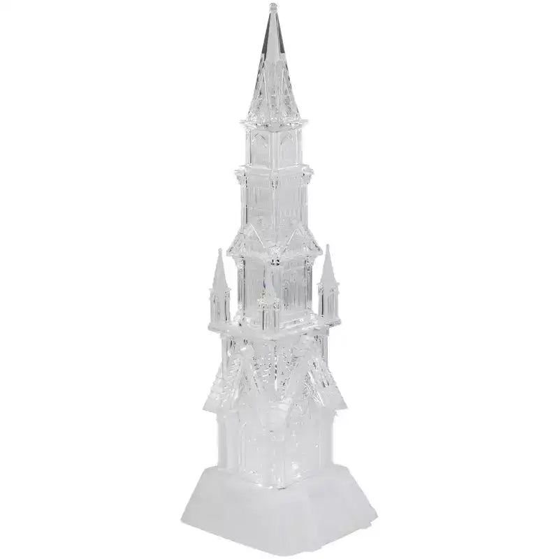 Decorazione Natalizia Acrilica Castello Illuminato a LED Northlight - 17.5