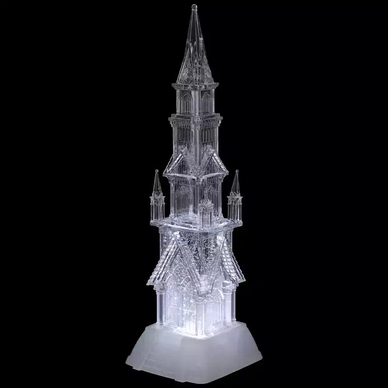 Decorazione Natalizia Acrilica Castello Illuminato a LED Northlight - 17.5