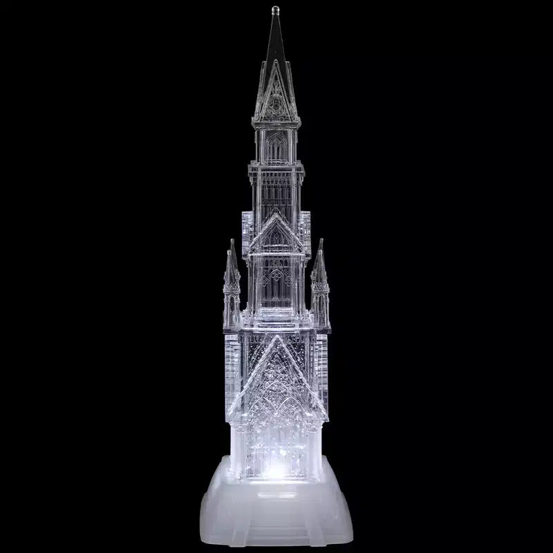 Decorazione Natalizia Acrilica Castello Illuminato a LED Northlight - 17.5
