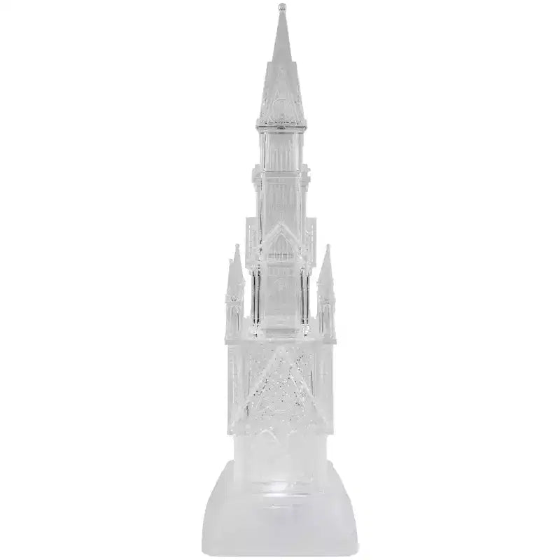 Decorazione Natalizia Acrilica Castello Illuminato a LED Northlight - 17.5
