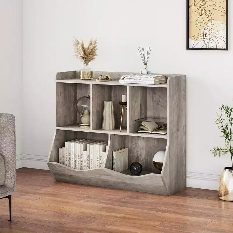 Whizmax Scaffale per bambini e libreria porta giocattoli con ripiani multipli e organizer a scomparti per camerette di maschietti e femminucce