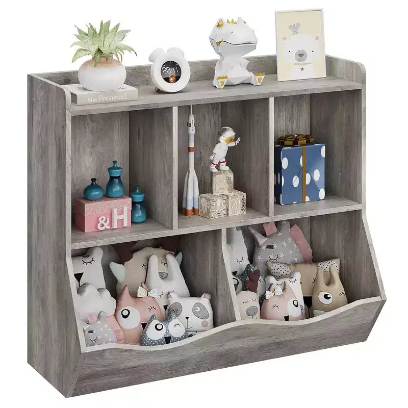 Whizmax Scaffale per bambini e libreria porta giocattoli con ripiani multipli e organizer a scomparti per camerette di maschietti e femminucce